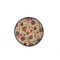 Homeroots 8 ft. Multi Color Round Mediterra Indoor & Outdoor Area Rug 384804 - alternate 4